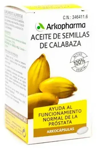 Arkopharma Arkocápsulas Pumpkin Seed Oil maisto papildai 50 vnt