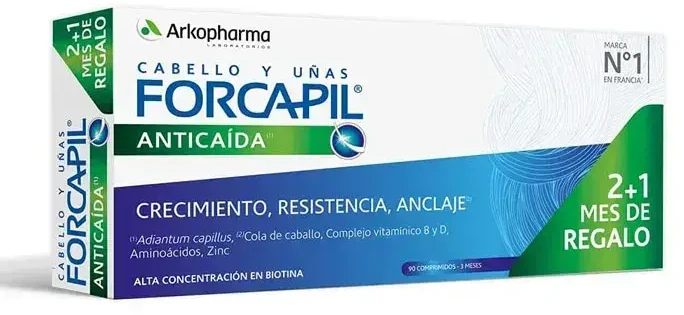 Arkopharma Arkoharma Forcapil nuo plaukų slinkimo 90 kapsulių