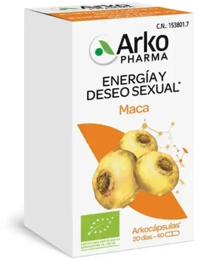 Arkopharma Maca Energy - seksualinis potraukis 40 kapsulių