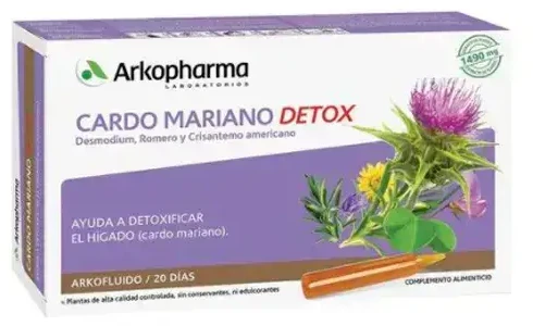 Arkopharma Milk Thistle 20 ampulių