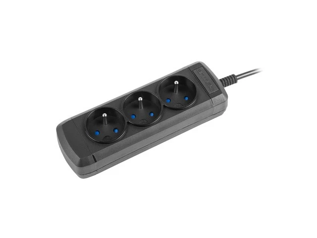 ARMAC ARC3/0.6/CZ/IEC Armac Power Strip ARC3 lizdas UPS sistemai - 3x IEC, Juodas