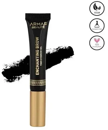 Armaf Beauté Enchanting Brow Fiber antakių gelis 7,6g 01 Ebony