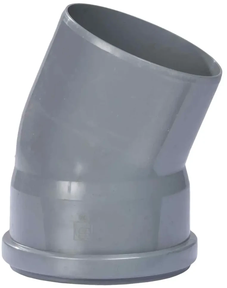 Armakan Kanalizacijos alkūnė 110mm 22° Pilka