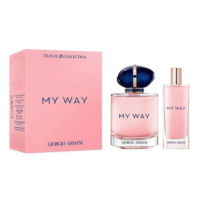 Giorgio Armani My Way Gift Set kvepalų rinkinys moterims (EDP, 90 ml + EDP, 15 ml)