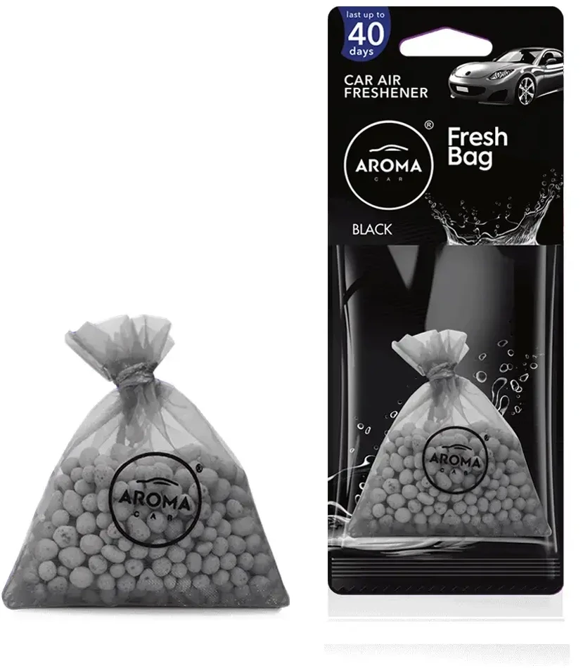 Amio Automobilio oro gaiviklis „Aroma Fresh“ maišelis juodas - naujas - keraminis