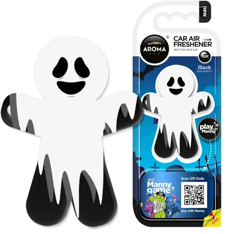 Aroma Car, Manny Ghost Juodas, Car Air Freshener Unisex