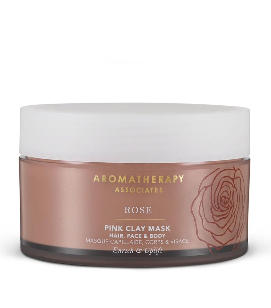 „Aromatherapy Associates“, rožių, eterinių aliejų, šalina nešvarumus, molio kaukė, 200 ml *Testuojama pakuotė