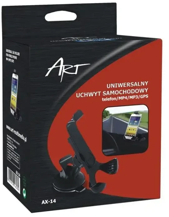 ART RAM AX-14 Universalus automobilio laikiklis, skirtas telefono/MP4/GPS tvirtinimui Y AX-14