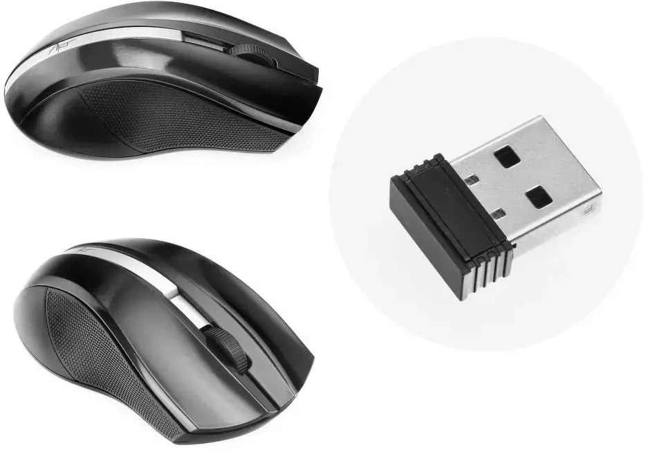 ART MY AM-97A belaidė optinė pelė USB AM-97A juodas