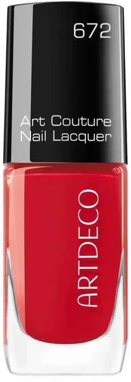 ArtDeco Art Couture Vegan High-Gloss & Vinyl Effect Nagų lakas 672 Flame, 10 ml
