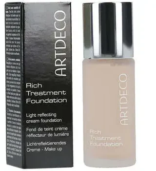 Artdeco Rich Treatment Foundation makiažo pagrindas, atspalvis: 10 Sunny Shell, 20 ml