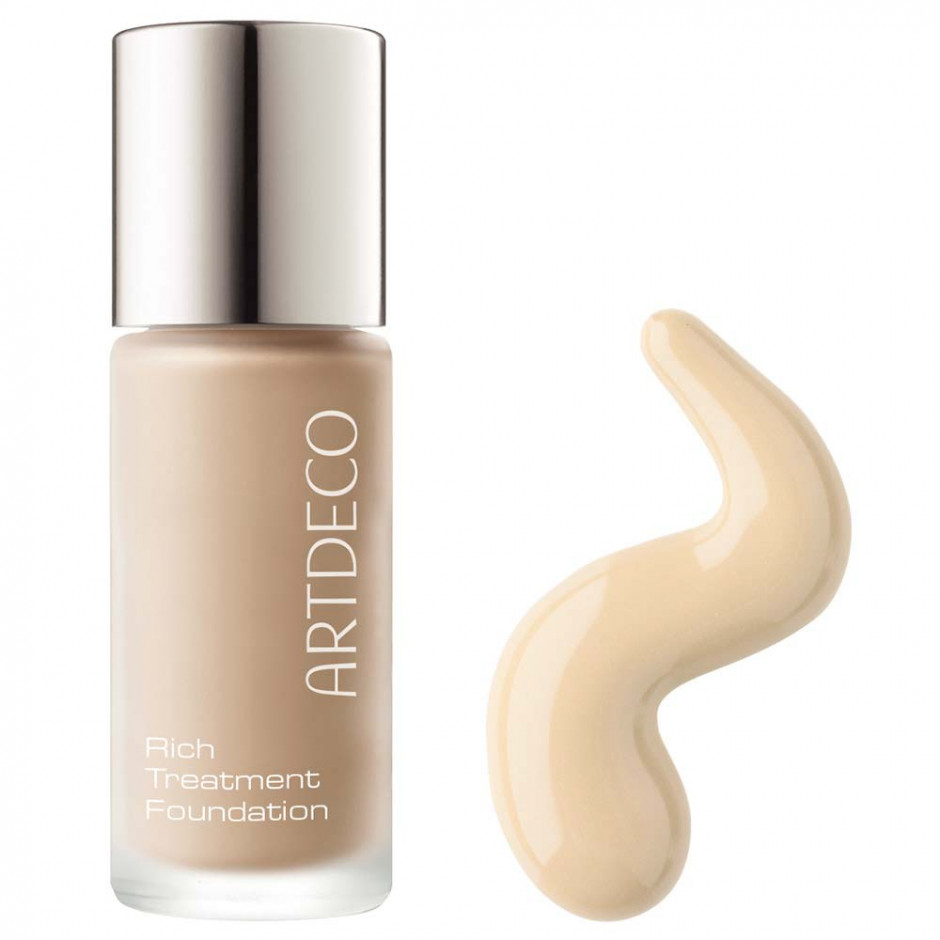 Artdeco Rich Treatment Foundation makiažo pagrindas, atspalvis: 10 Sunny Shell, 20 ml