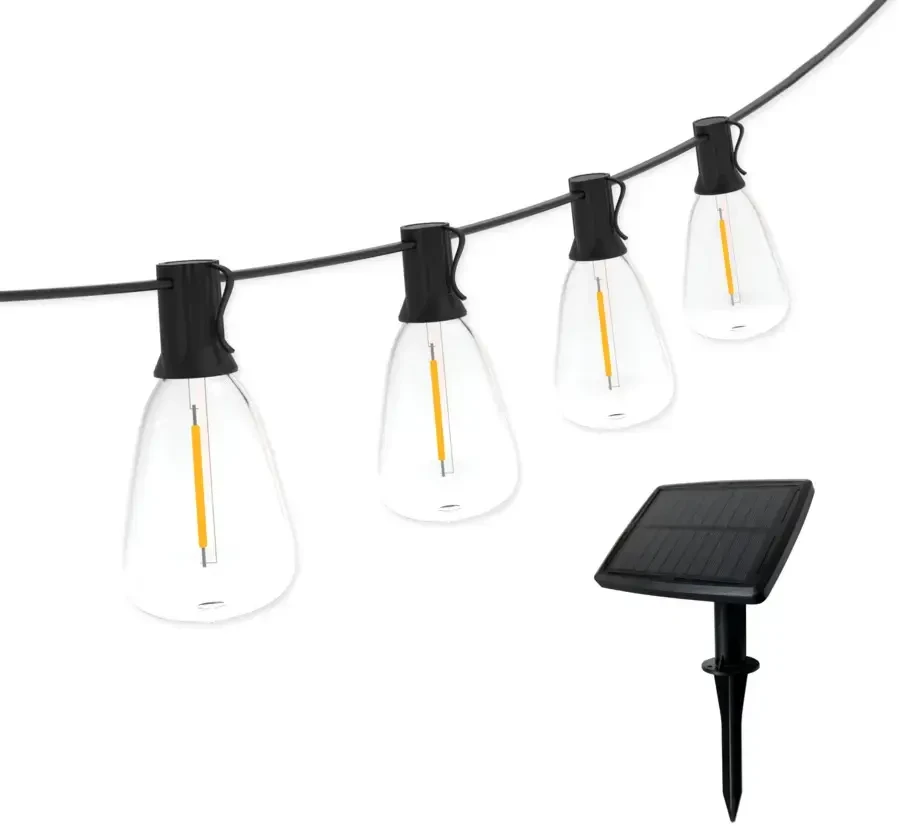Artflow Dekoratyvinė girlianda Saulės energija 14.63m 15 LED Šilta balta