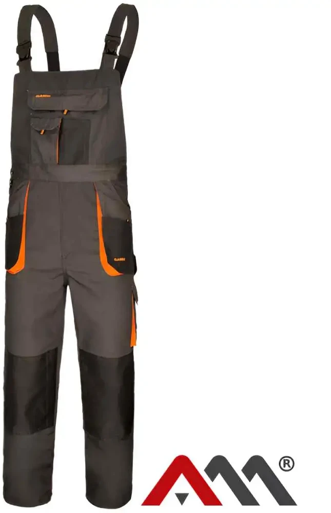 Artmaster Kelnės ochronne ogrodniczki classic dydis 64/194/124 grafito-oranžinė