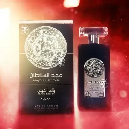 Asdaaf Majd Al Sultan Juodas Intense EDP parfumuotas vanduo vyrams, 100 ml