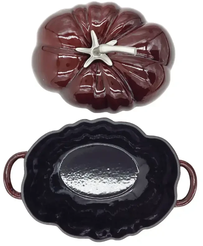 Asi Collection Maku Żeliwny puodas do duszenia su dangteliu ''Tomato'' 2 7L / 27x21cm (24304045)