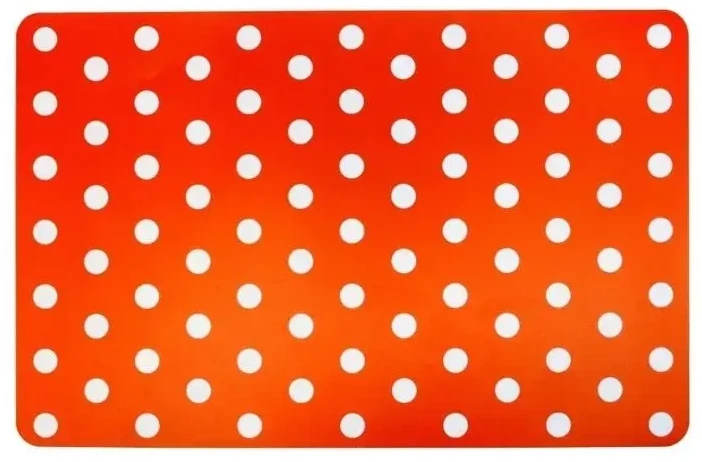 Asi Collection Lumarko Podkładka na stół 43.5 x 28 cm raudona w balta kropki (24666040)