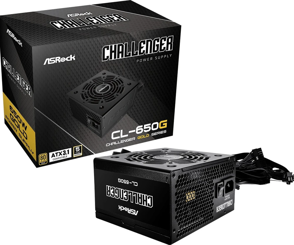 Maitinimo šaltinis ASRock Challenger Gold 650W (CL-650G)