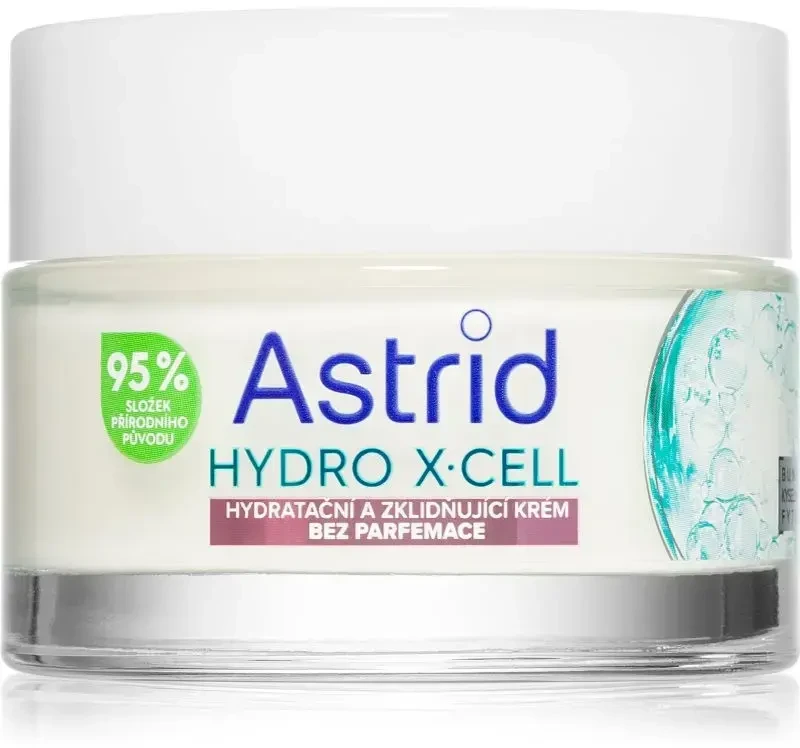 Astrid Hydro X-Cell Drėkinantis ir raminantis kreminis diena kreminis