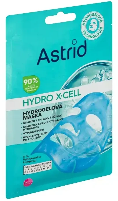 Astrid vėsinamoji hidrogelio kaukė su Hydro X-Cell fitokeramidais