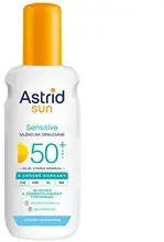 Astrid Purškiamas įdegio pienas Sensitiv SPF 50+ Sun 150 ml