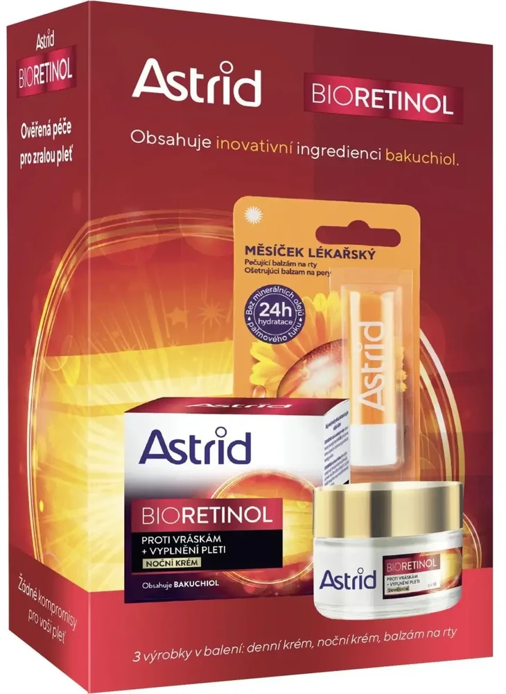 Astrid Bioretinolio odos priežiūros dovanų rinkinys
