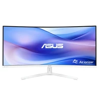 Monitorius ASUS VU34WCIP-W 34 colių VA WLED lenktas 1500R UWQHD 21:9 100Hz 300cd/m2 1ms HDMI DP USB-C USB šakotuvas: 4xUSB 3.2 G1 Type-A Baltas