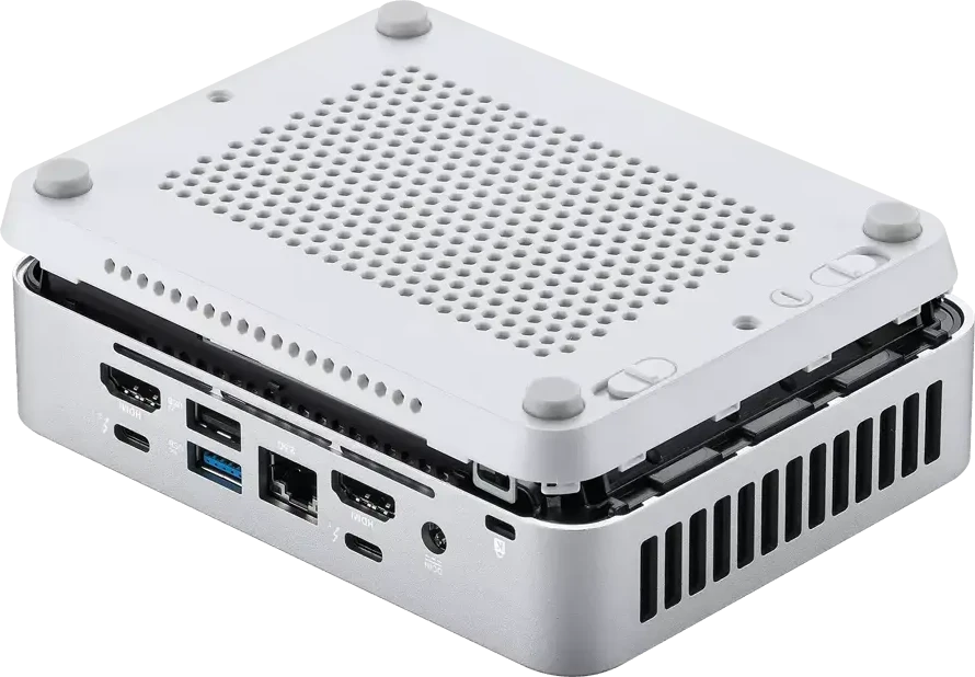 ASUS NUC 14pro+/RNUC14RVSU500002I/Intel Ultra 5 125H/Intel Arc grafika/4xUSB/M.2 22x80 NVMe; 22x42 NVMe/2,5Gbe LAN/2xHDMI/2x Thunderbolt 4 (USB-C+DP)/be saugyklos/be RAM/AX211.D2WG.NV/be OS/EU Cord/Kit(L6)/EAN:4711387496657