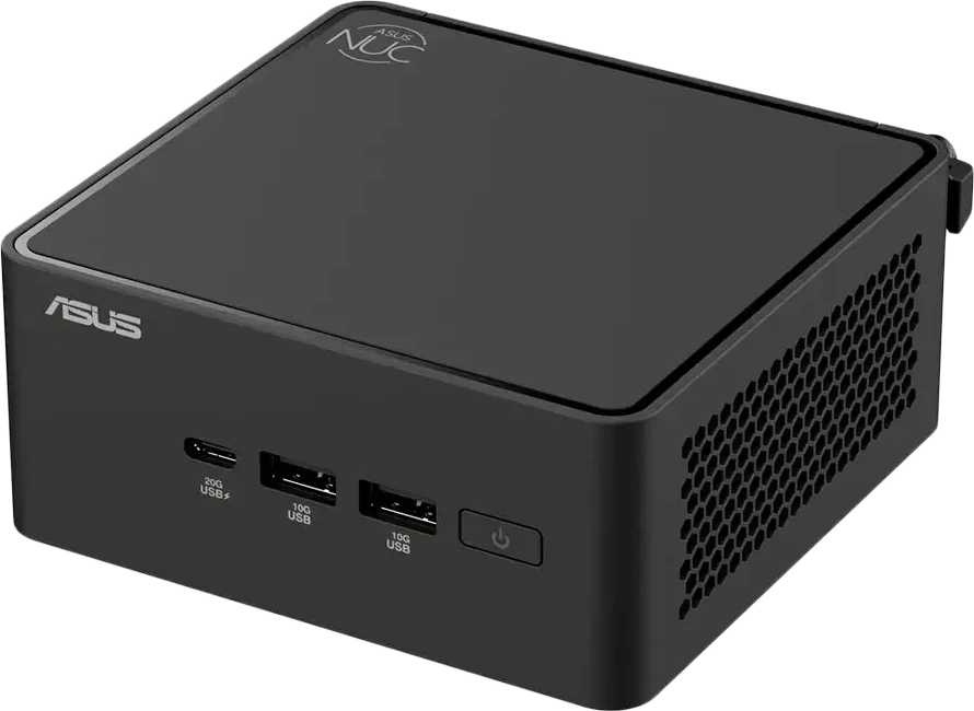 ASUS NUC 15 PRO / RNUC15CRHC500002 / Core 5 210H 45W / Intel UHD grafika / be RAM / be atminties / Intel Wi-Fi 7 BE202 / USB Total - 7 / 4 USB Type-A / 3 USB Type-C (1x USB3.2 + 2x TB4) / 2x HDMI 2.1 / Palaiko ekranus - 4x 4K / be OS / ES laidas / rinkinys (L6) / aukštas / EAN: 4711387949931
