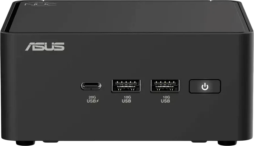 ASUS NUC 15 PRO / RNUC15CRHC500002 / Core 5 210H 45W / Intel UHD grafika / be RAM / be atminties / Intel Wi-Fi 7 BE202 / USB Total - 7 / 4 USB Type-A / 3 USB Type-C (1x USB3.2 + 2x TB4) / 2x HDMI 2.1 / Palaiko ekranus - 4x 4K / be OS / ES laidas / rinkinys (L6) / aukštas / EAN: 4711387949931