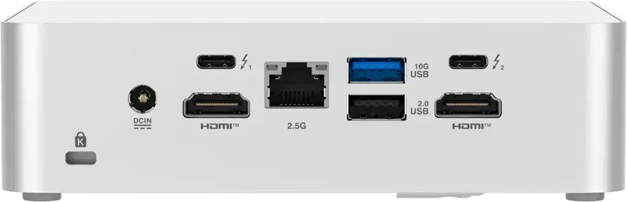 ASUS NUC 15pro+ / RNUC15CRSU500002 / Intel Ultra 5 225H / Intel Arc grafika / nėra atminties / nėra RAM / Intel Wi-Fi 7 BE201 / nėra OS / ES laidas / rinkinys (L6) / EAN: 4711387950234