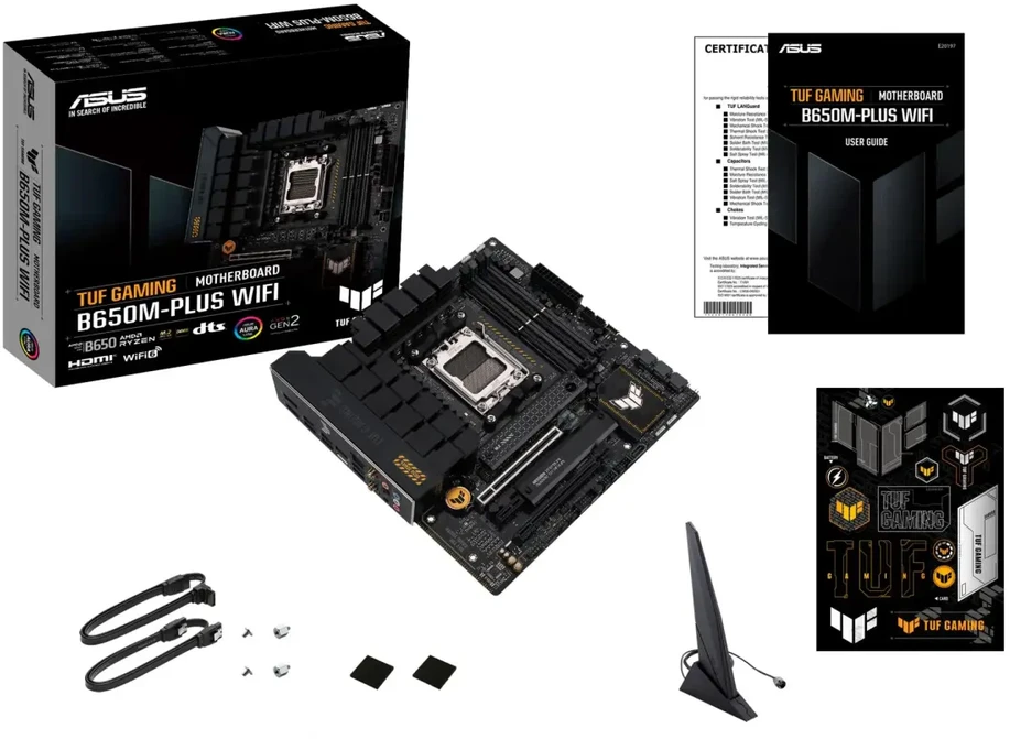 ASUS Pagrindinė plokštė TUF Gaming B650M-Plus WIFI - micro ATX - Socket AM5 - AMD B650