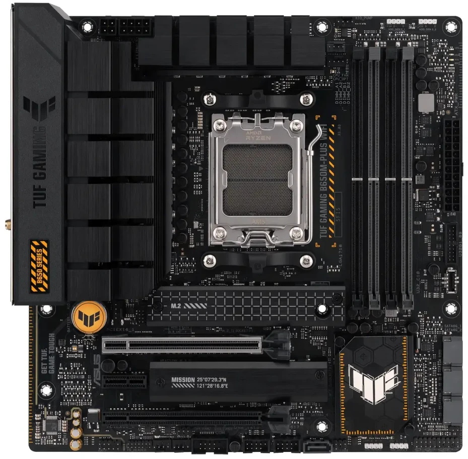 ASUS Pagrindinė plokštė TUF Gaming B650M-Plus WIFI - micro ATX - Socket AM5 - AMD B650
