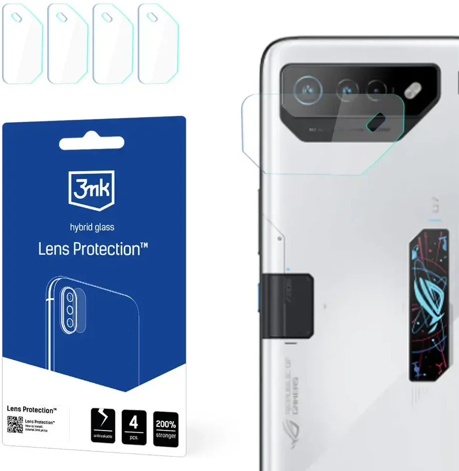 3mk Lens Protection™ hibridinis fotoaparato stiklas Asus ROG Phone 7/7 Ultimate
