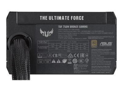 Matinimo blokas ASUS|750 Watts/80 PLUS BRONZE/TUF-GAMING-750B