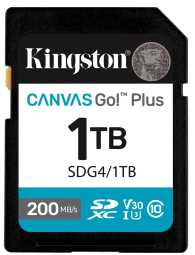 Atminties kortelė KINGSTON Canvas Go! Plus 64 GB Micro SDXC, su adapteriu