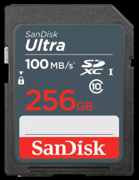 Atminties kortelė SanDisk Ultra Lite SDXC 256GB 100MB/s SDSDUNR-256G-GN3IN