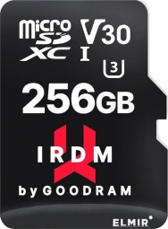 GOODRAM atminties kortelė IRDM 256GB UHS I U3 A2 + Adapteriai