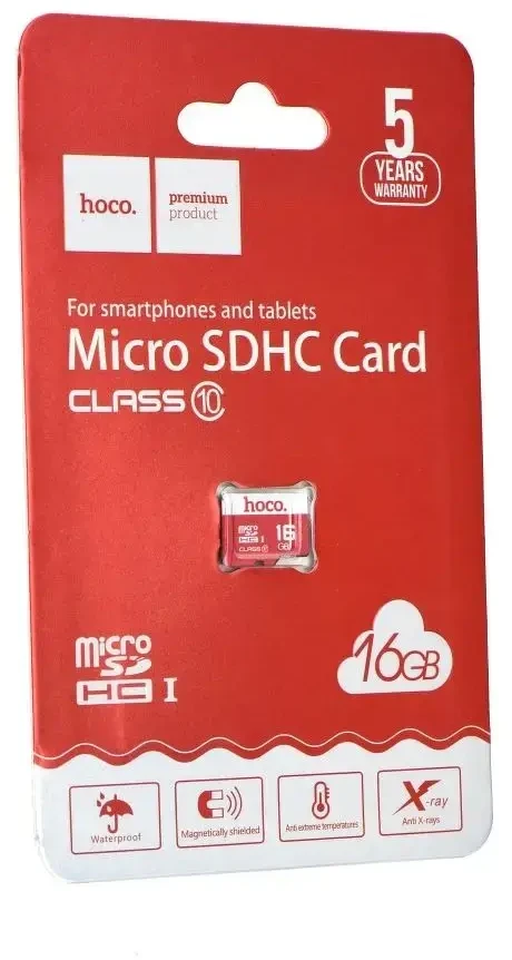 Atminties kortelė Atminties korta Hoco MicroSD 16GB (class10)