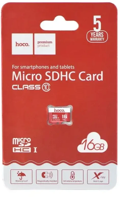 Atminties kortelė Atminties korta Hoco MicroSD 16GB (class10)