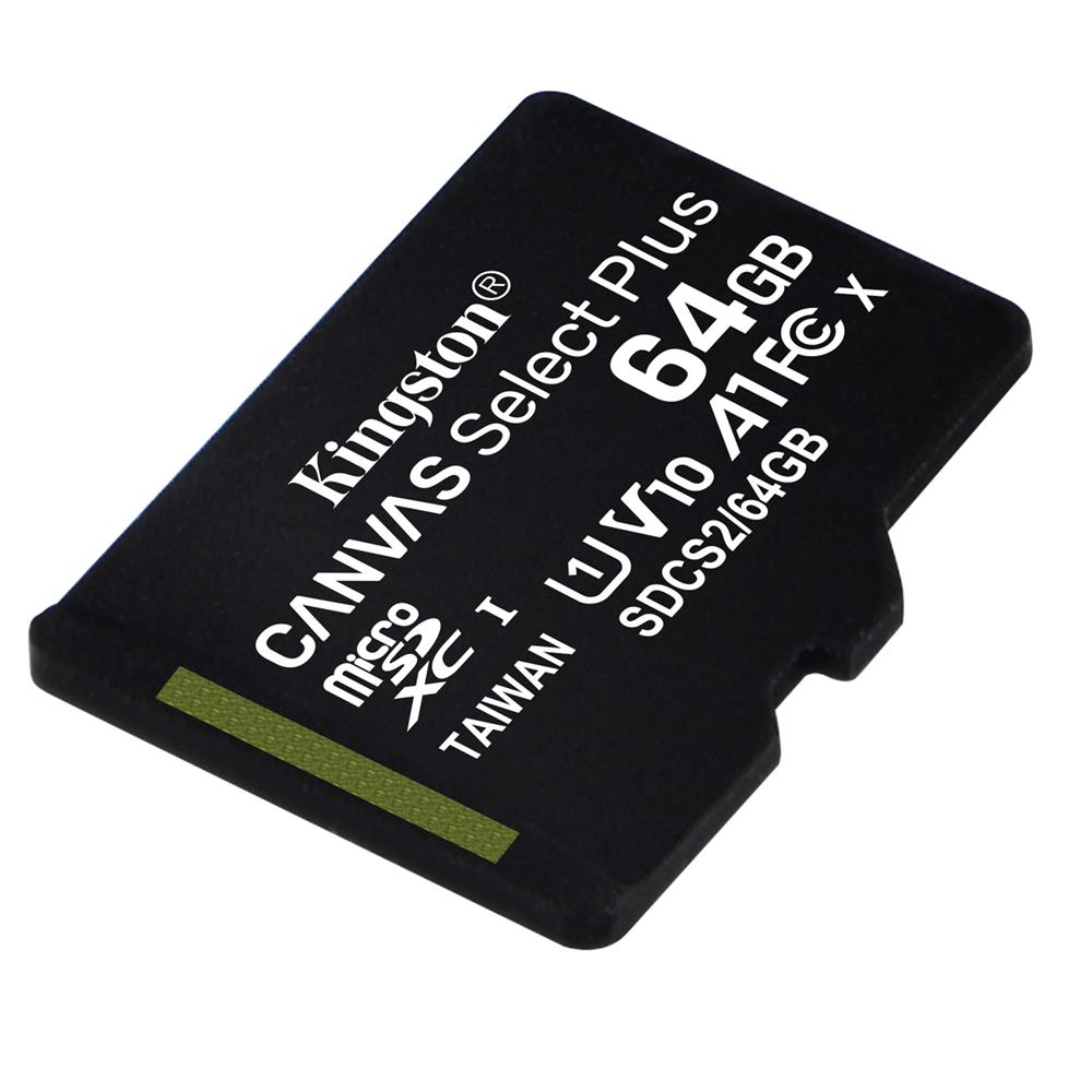 Atminties kortelė Kingston Canvas Select Plus MicroSDXC, 64 GB