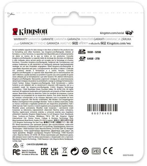 Atminties kortelė Kingston Technologija 256GB Canvas React Plus SDXC UHS-II 300R/260W U3 V90, skirta Full HD/4K/8K