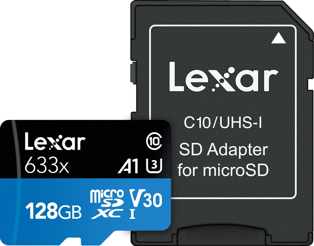 Atminties kortelė Lexar | Didelio našumo 633x | UHS-I | 128 GB | micro SDXC