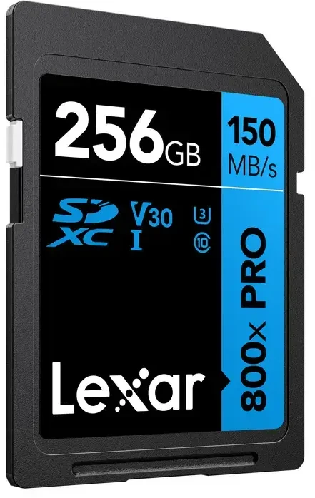 Lexar Profesionali 800x Pro SDXC 256GB atminties kortelė