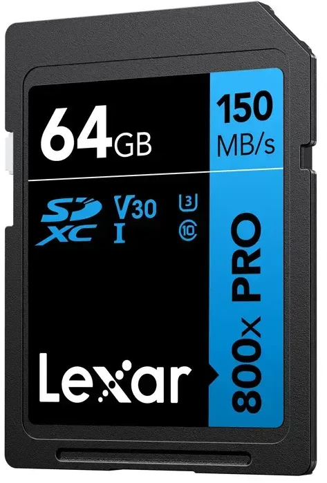 Lexar | Atminties kortelė | Professional 800x PRO | 64 GB | SDXC | Flash atminties klasė UHS-I