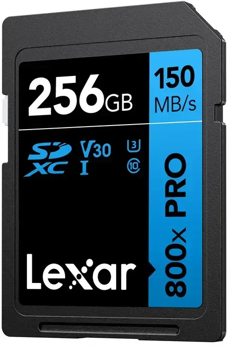 Lexar Profesionali 800x Pro SDXC 256GB atminties kortelė