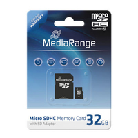 Atminties kortelė Karta MediaRange Micro SDHC 32 GB Class 10 UHS-I (MR959)