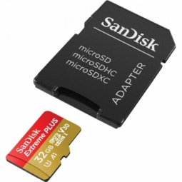 Atminties kortelė SanDisk Micro SDHC 100MB A1 32GB Extreme Plus SDSQXBG-032G-GN6MA