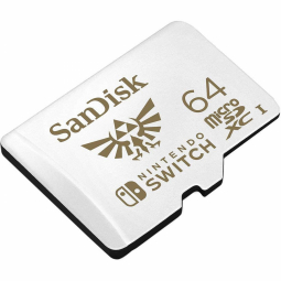 Atminties kortelė SANDISK NINTENDO SWITCH Micro SDXC 64 GB 100/60 MB/s V30 UHS-I U3