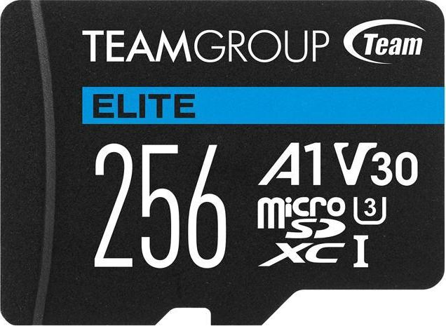 Team Group TEAMGROUP Atminties kortelė Micro SDXC 256GB Elite A1 V30 + Adapteriai